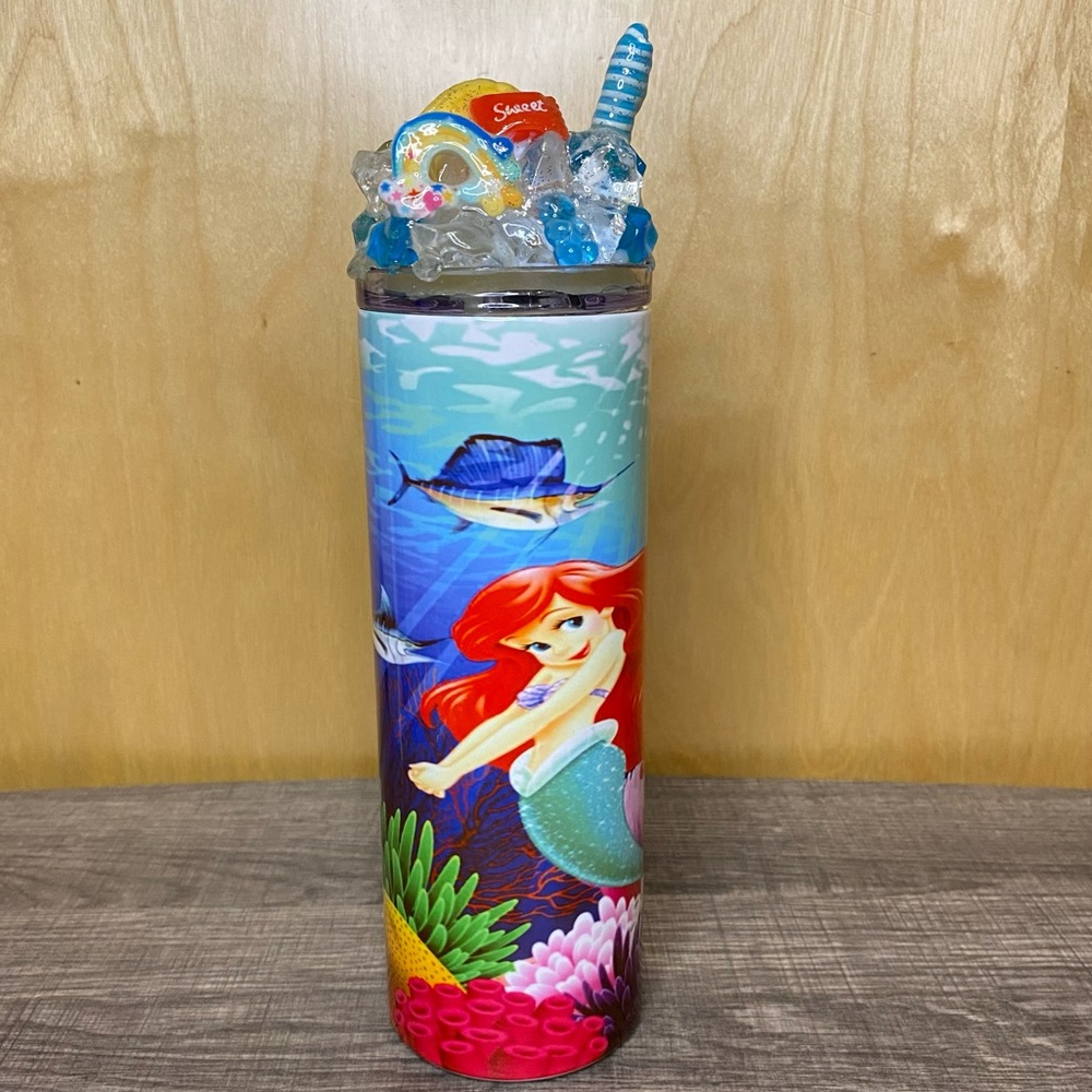 SJB Custom 20oz Stainless Steel Skinny Tumbler, with clear lid and metal straw - Picture 3 of 10